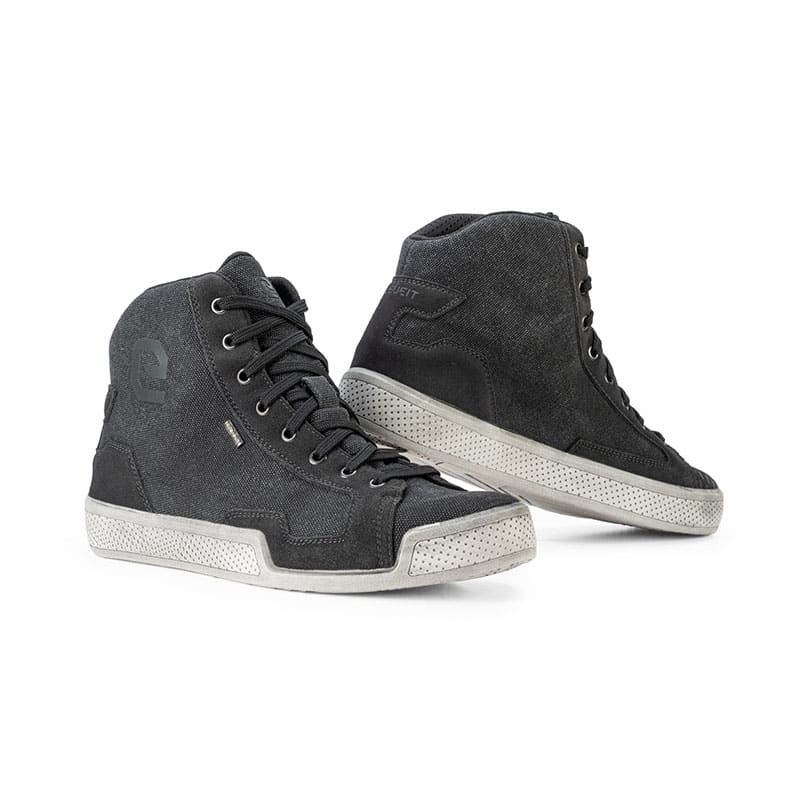 ELEVEIT MOTOBOOTS - Scarpe ANTIBES E-DRY CANVAS Urban Lifestyle Anthracite
