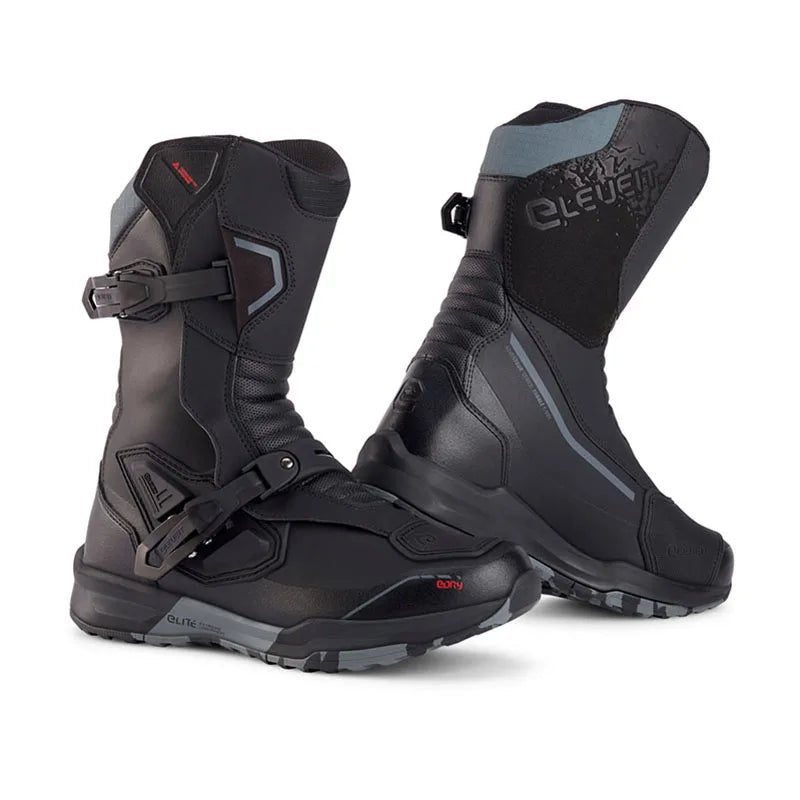 ELEVEIT MOTOBOOTS - Stivali TONALE E-DRY Touring Black