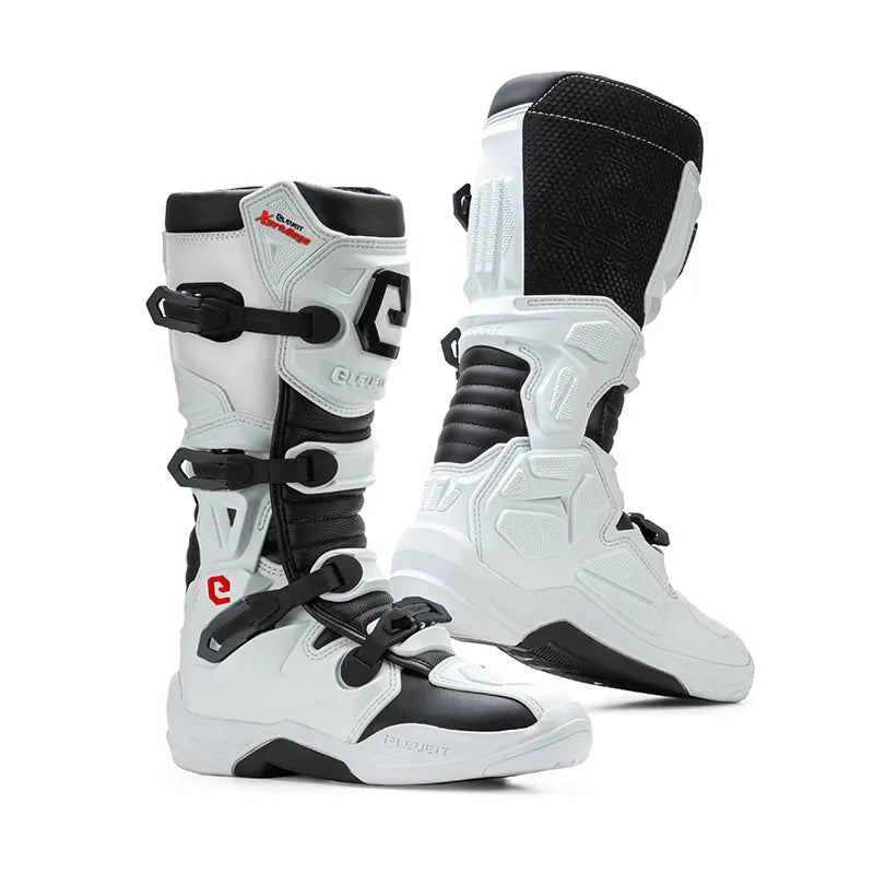 ELEVEIT MOTOBOOTS - Stivali X PRIVILEGE Off-Road White/Black