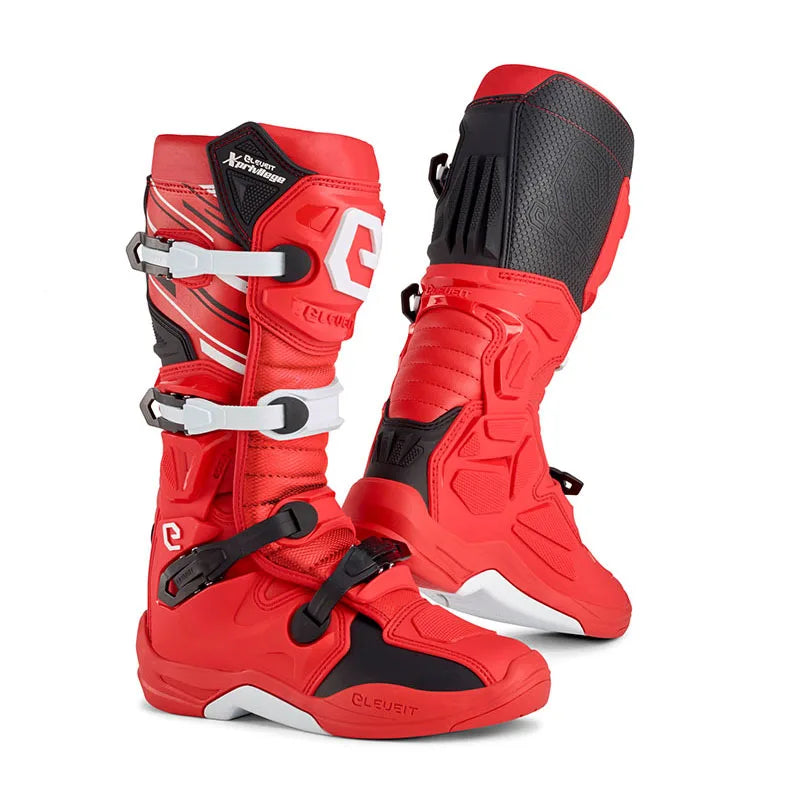 ELEVEIT MOTOBOOTS - Stivali X PRIVILEGE Off-Road Red