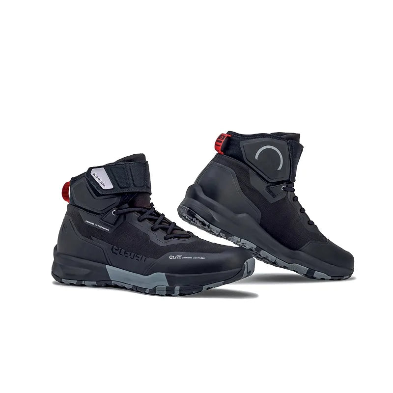ELEVEIT MOTOBOOTS - Scarpe STRATOS E-DRY Urban Performance Black