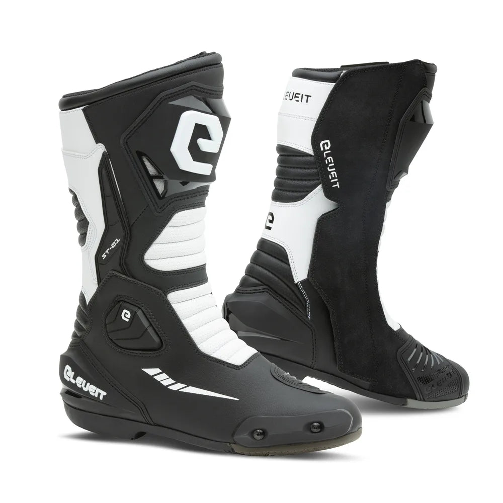 ELEVEIT MOTOBOOTS - Stivali ST-01 Black/White