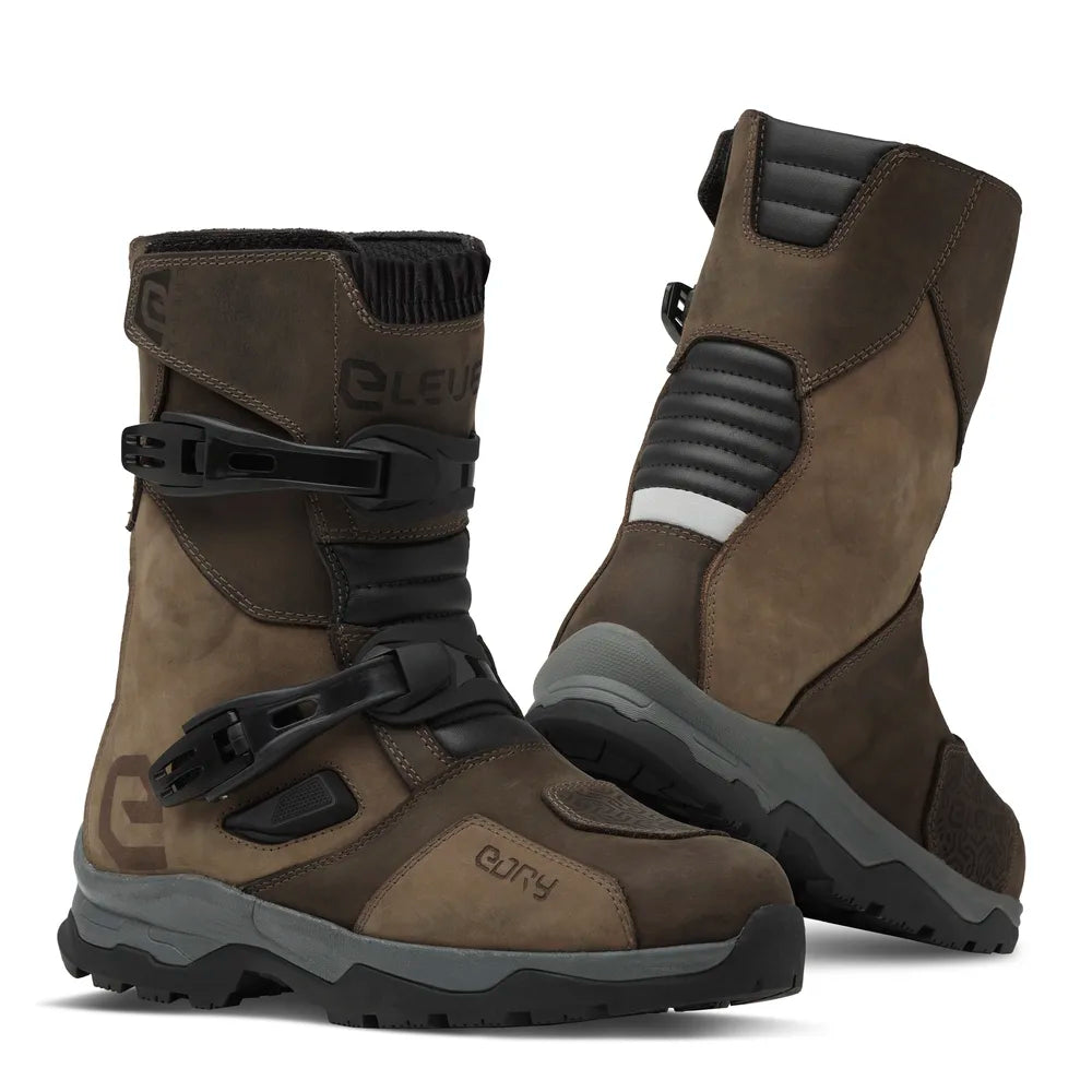 ELEVEIT MOTOBOOTS - Stivali X LAND ADV LOW E-DRY Brown