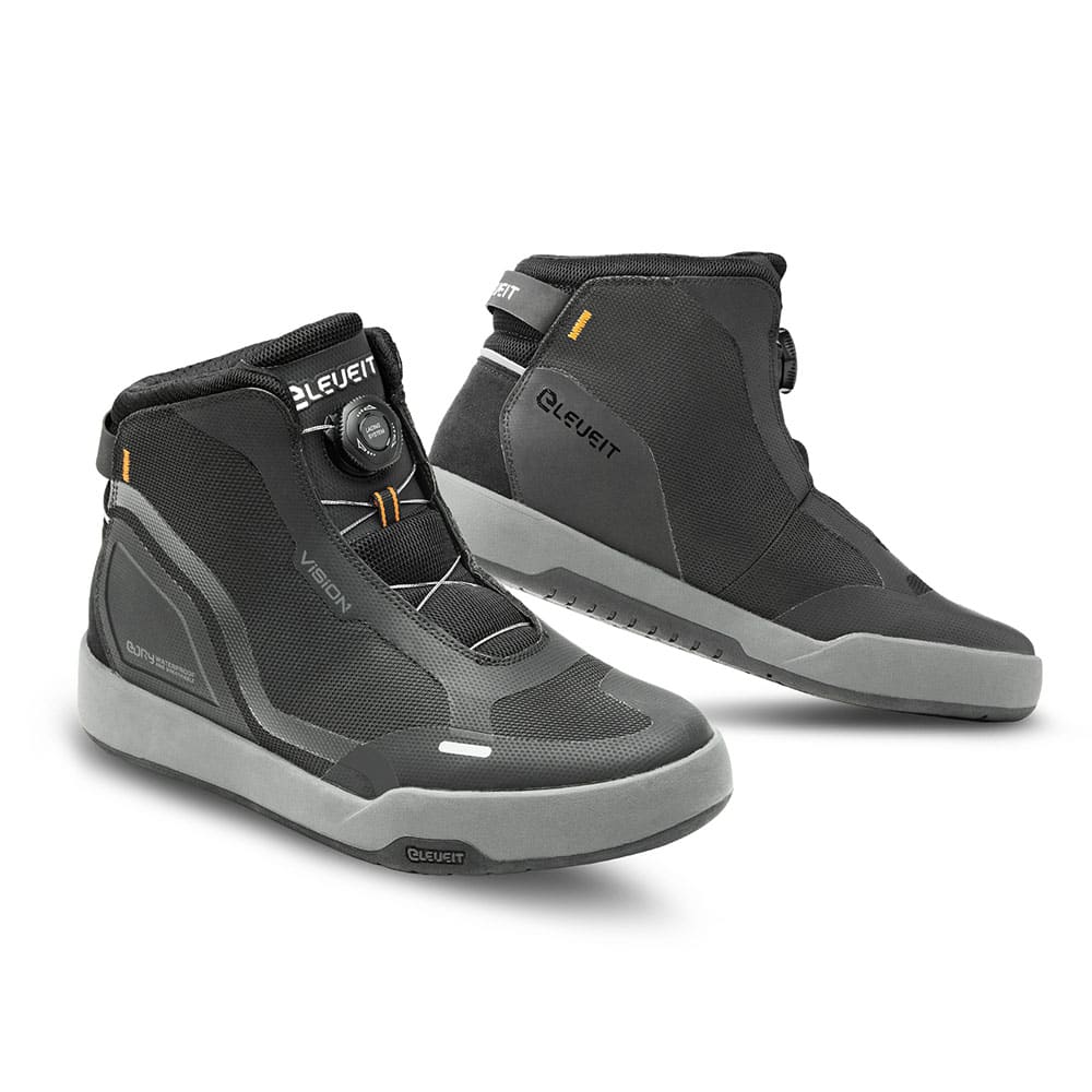 ELEVEIT MOTOBOOTS - Scarpe VISION E-DRY Black