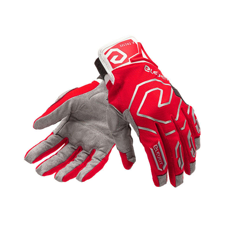 ELEVEIT MOTOBOOTS - Guanti X TREME 23 GLOVES Off-Road Red/White