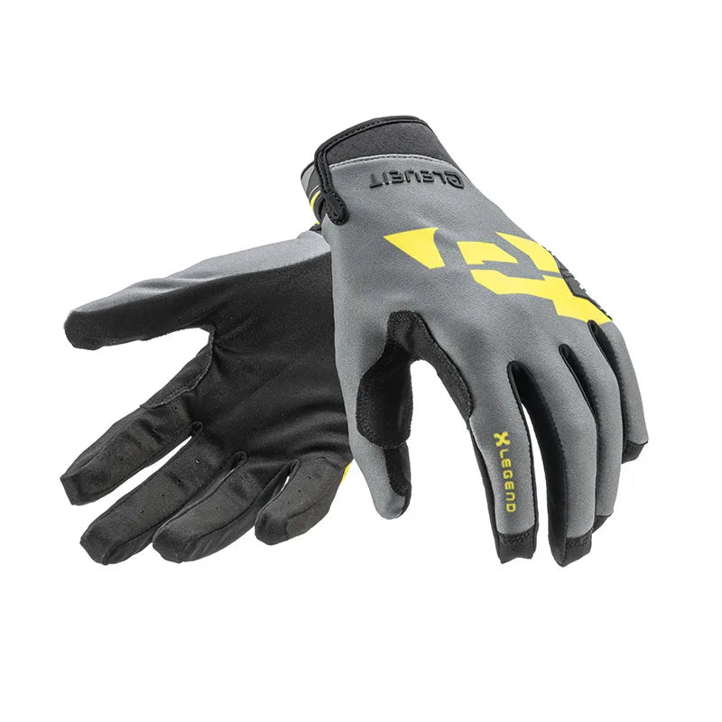 ELEVEIT MOTOBOOTS - Guanti X LEGEND 23 GLOVES Off-Road Grey/Yellow/Black