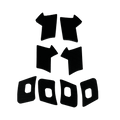O'NEAL - TRON Kit di imbottitura taglia unica (8 pcs)