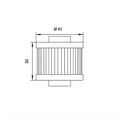 HOKIO - Filtro Olio APRILIA LEONARDO/ST 125cc (OK185)