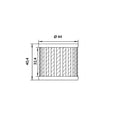 HOKIO - Filtro Olio SUZUKI SIXTEEN 125/150cc/BURGMAN 200/400cc (OK131/OK971)