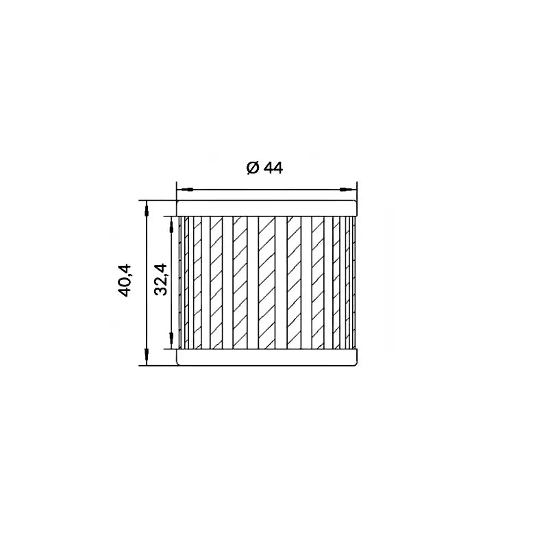 HOKIO - Filtro Olio SUZUKI SIXTEEN 125/150cc/BURGMAN 200/400cc (OK131/OK971)