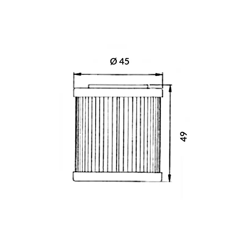 HOKIO - Filtro Olio PIAGGIO BEVERLY 350cc (OK182/OK563)
