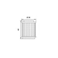HOKIO - Filtro Olio MBK FLAME 125cc/YAMAHA FLY ONE 150cc (OK143)