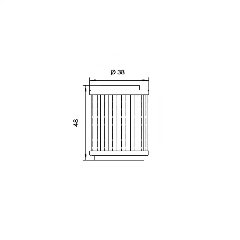 HOKIO - Filtro Olio MBK FLAME 125cc/YAMAHA FLY ONE 150cc (OK143)