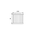 HOKIO - Filtro Olio DAELIM VT/VS 125cc/LML STAR 4T 125/150cc (OK167)