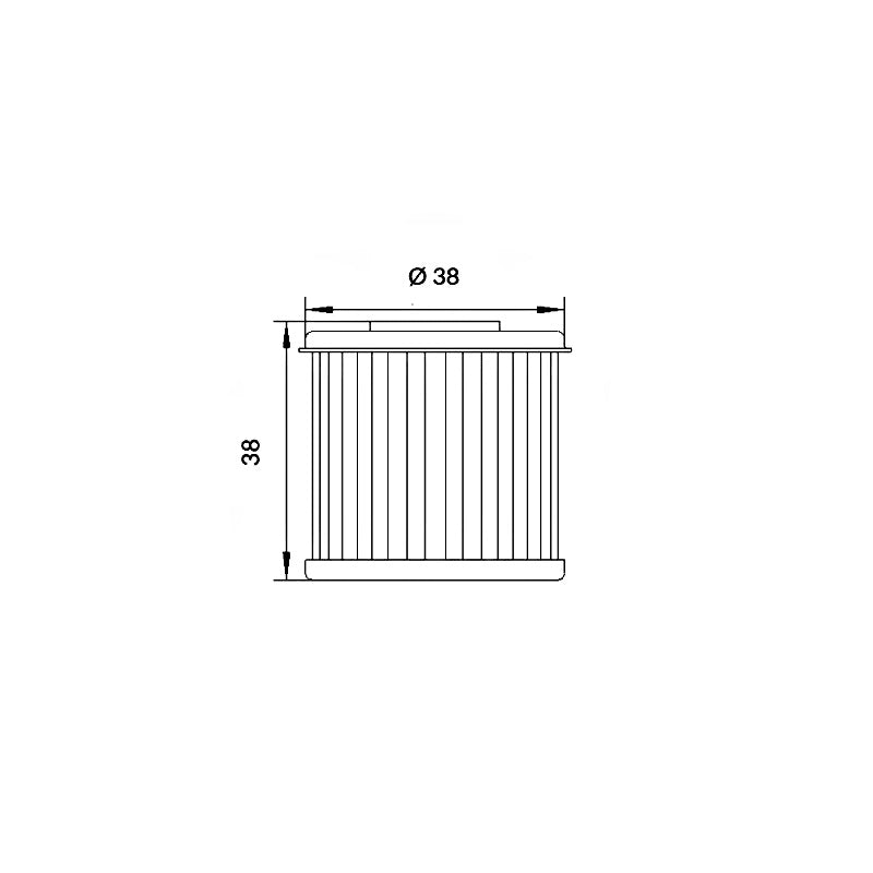HOKIO - Filtro Olio DAELIM VT/VS 125cc/LML STAR 4T 125/150cc (OK167)