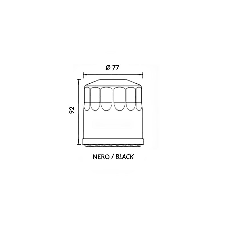 HOKIO - Filtro Olio BUELL/HARLEY DAVIDSON FAT BOY 1340cc (OK171)
