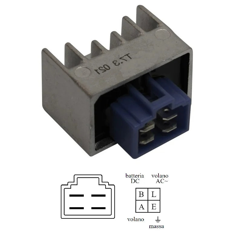 HYP - Regolatore di Tensione MBK BOOSTER/YAMAHA NEO'S 50/100/125cc