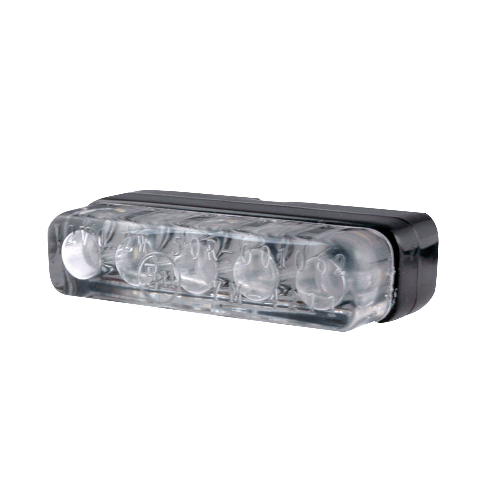 BCR - Fanale Targa Universale, Omologato, 5 Led