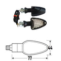 BCR - Freccia a Led IRON (Coppia) - Nero