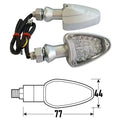 BCR - Freccia a Led IRON (Coppia) - Grigio