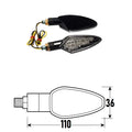 BCR - Freccia a Led SPEAR (Coppia) - Nero