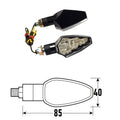 BCR - Freccia a Led DART (Coppia) - Nero