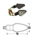 BCR - Freccia a Led DART-2 (Coppia) - Nero