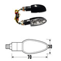 BCR - Freccia a Led SPIKE-2 (Coppia) - Nero