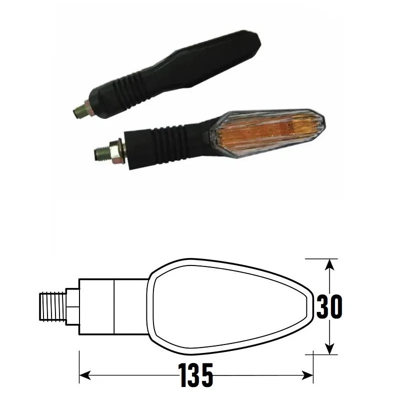 BCR - Freccia a Led WING (Coppia) - Nero