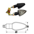 BCR - Freccia a Led ARW (Coppia) - Nero, Corto