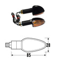BCR - Freccia ARROW (Coppia) - Nero, Lente Trasparente