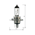 BOSMA - Lampada H4 P43T 12V 60/55W
