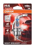 OSRAM - Lampada H4 P43T 12V-60/55W Night Breaker LASER - Blister