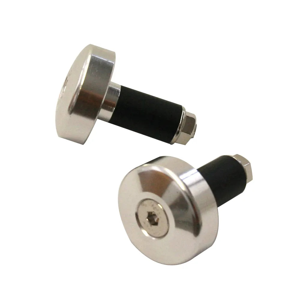 BCR - Stabilizzatore Manubrio SLIM Ø 13mm - Argento (Coppia)