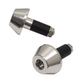 BCR - Stabilizzatore Manubrio CONIC Ø 13mm - Argento (Coppia)