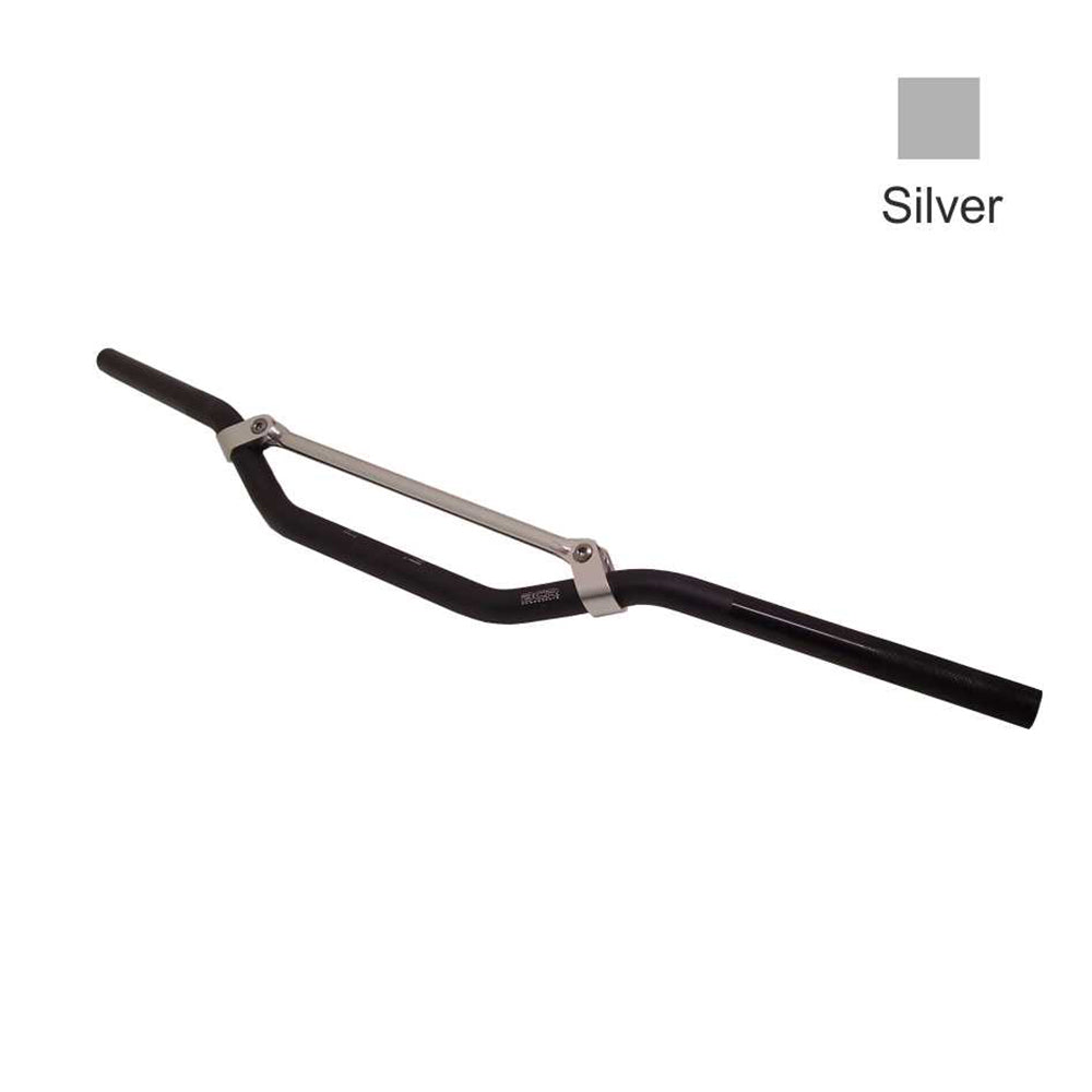 BCR - Manubrio Cross Ø 22,2mm - Argento con Traversino (Rialzo 71,6mm)