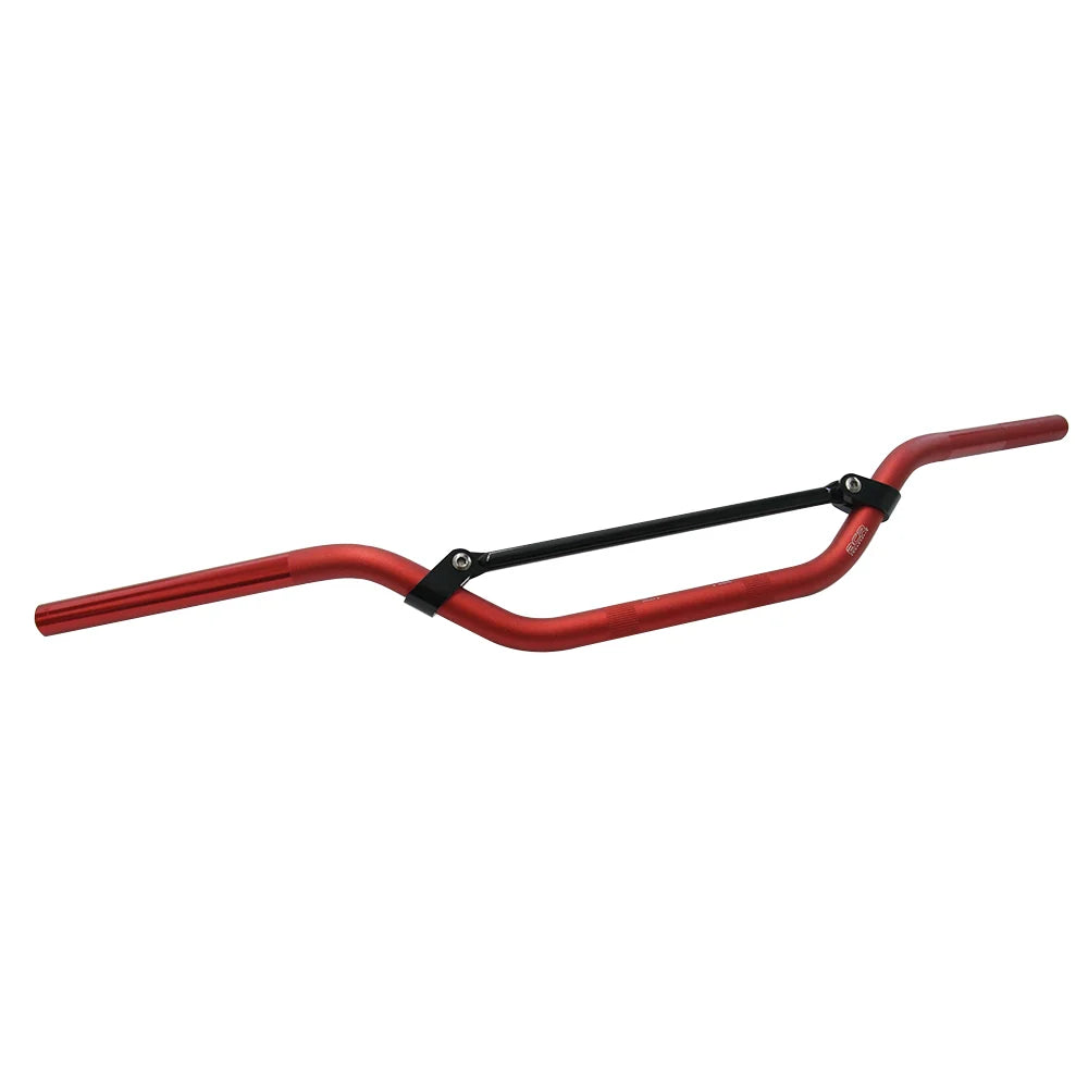 BCR - Manubrio Cross Ø 22,2mm - Rosso con Traversino (Rialzo 71,6mm)