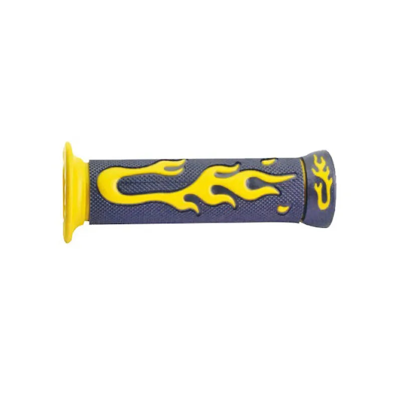 BCR - Manopole FIAMMA 125mm, in Gel Nero/Giallo