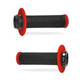 PROGRIP - Manopole MX 708-149 con Sistema Lock-on Rosso/Nero senza Foro
