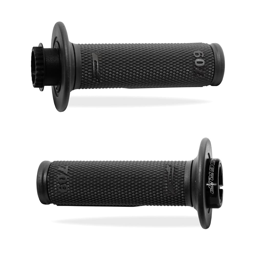 PROGRIP - Manopole MX 709-102 con Sistema Lock-on Nero senza Foro