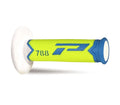 PROGRIP - Manopole MX 788-278 - Tripla Densità Azzurro/Giallo/Bianco senza Foro