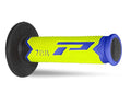 PROGRIP - Manopole MX 788-279 - Tripla Densità Azzurro/Giallo/Nero senza Foro