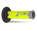 PROGRIP - Manopole MX 788-254 - Tripla Densità Grigio/Giallo/Nero senza Foro
