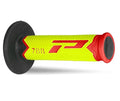 PROGRIP - Manopole MX 788-228 - Tripla Densità Rosso/Giallo/Nero senza Foro
