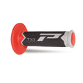 PROGRIP - Manopole MX 788-209 - Tripla Densità Grigio/Nero/Rosso senza Foro