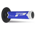 PROGRIP - Manopole MX 788-217 - Tripla Densità Bianco/Blu/Nero senza Foro