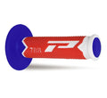 PROGRIP - Manopole MX 788-226 - Tripla Densità Bianco/Rosso/Blu senza Foro