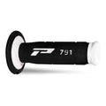 PROGRIP - Manopole MX 791-137 - Doppia Densità Bianco/Nero senza Foro