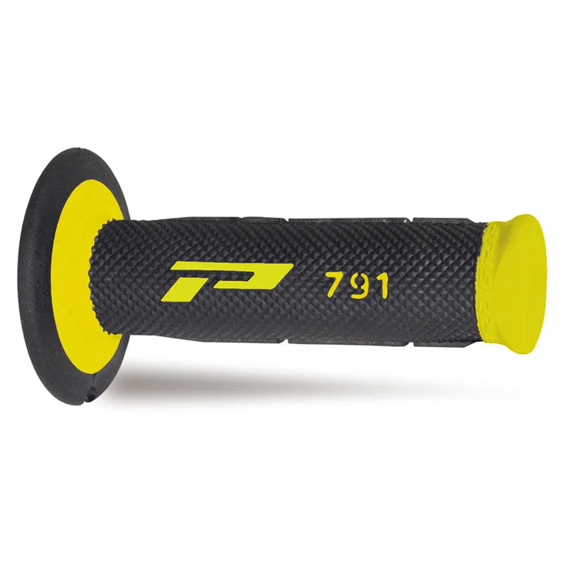PROGRIP - Manopole MX 791-202 - Doppia Densità Giallo/Nero senza Foro
