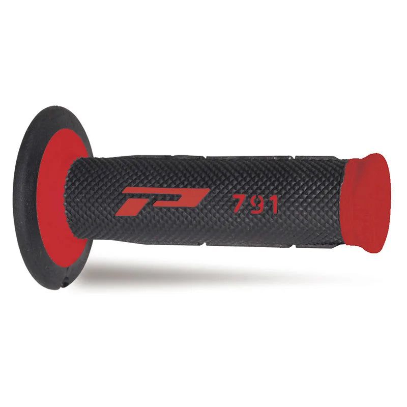 PROGRIP - Manopole MX 791-149 - Doppia Densità Rosso/Nero senza Foro